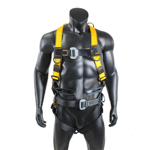Coated Ergonomic Full Body Safety Harness for Climbing